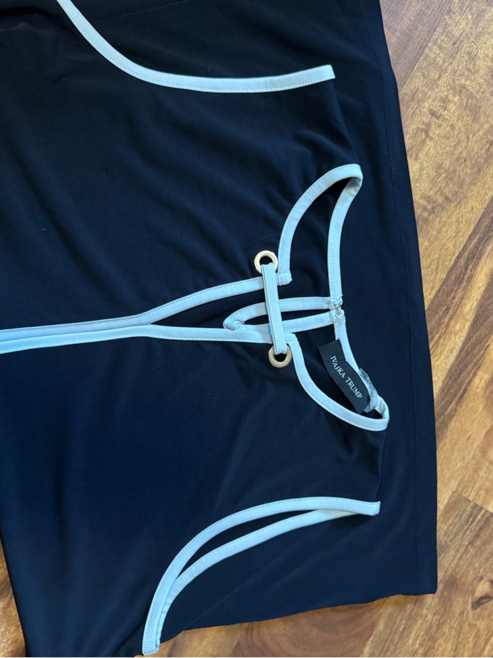 Ivanka Trump Tank with White Trim and Gold Accent
